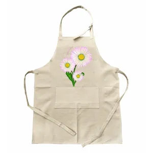 Fartuch z kieszenią - KWIATY | Stylowy dodatek do gotowania