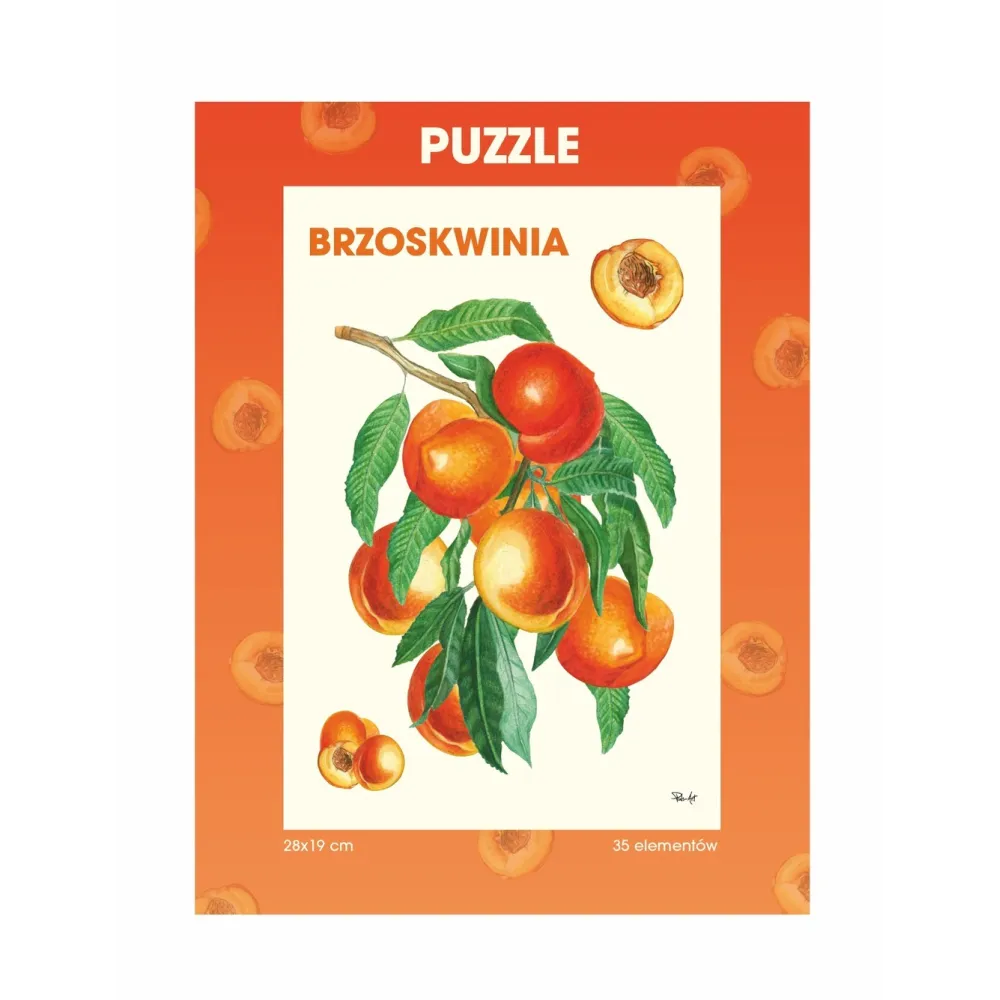 Puzzle 35 elementów 19x28 cm HQ z nadrukiem - Owoce | Sklep