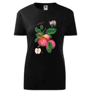 Koszulka Damska Czarna Premium - OWOCE | Sklep Odzieżowy XY