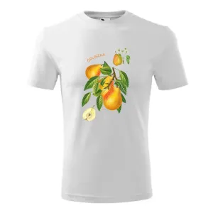 Koszulka Męska Biała Premium - OWOCE