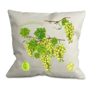 Poszewka bawełniana eco 38x38cm z wkładem - OWOCE | Sklep EkoDo