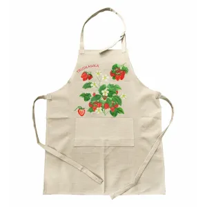 Fartuch z kieszenią - OWOCE | Wygodny i stylowy fartuch kuchenny