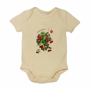 Body dziecięce naturalne z motywem owocowym - Wygodne i urocze