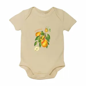 Body dziecięce naturalne z motywem owocowym - Wygodne i urocze