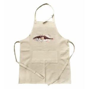 Fartuch z kieszenią - Idealny dla miłośników ryb morskich