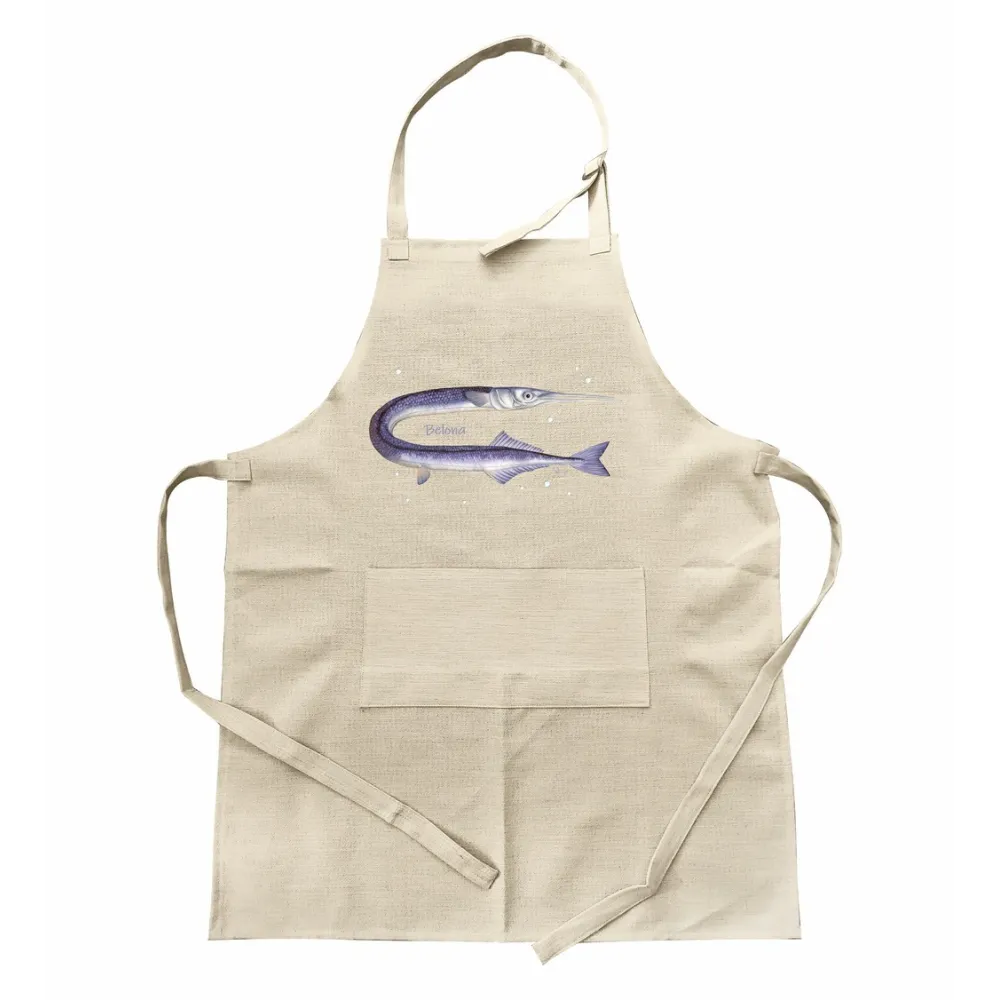 Fartuch z kieszenią - Idealny dla miłośników ryb morskich