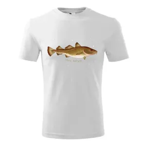 Koszulka Męska Biała Premium - RYBY MORSKIE | Sklep Odzieżowy