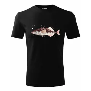 Koszulka Męska Czarna Premium - RYBY MORSKIE | Sklep odzieżowy 