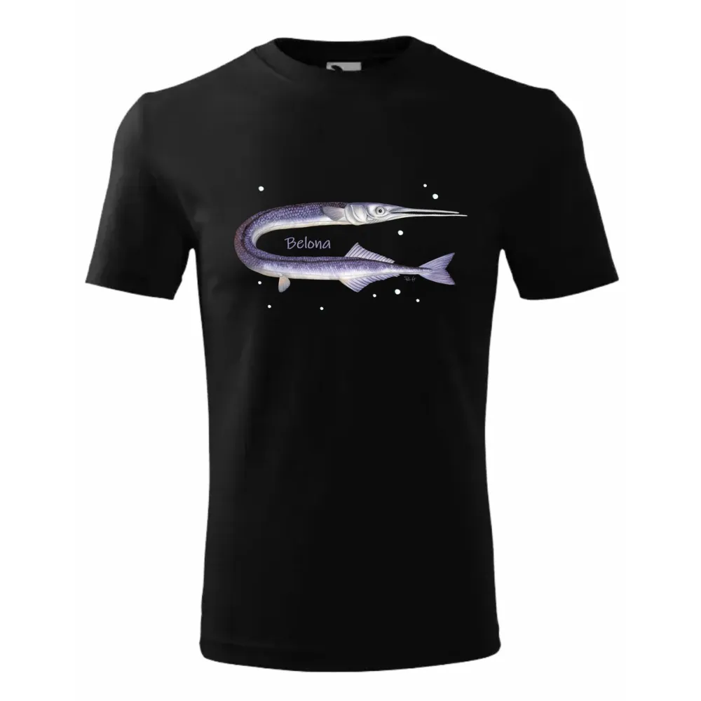 Koszulka Męska Czarna Premium - RYBY MORSKIE | Sklep odzieżowy 