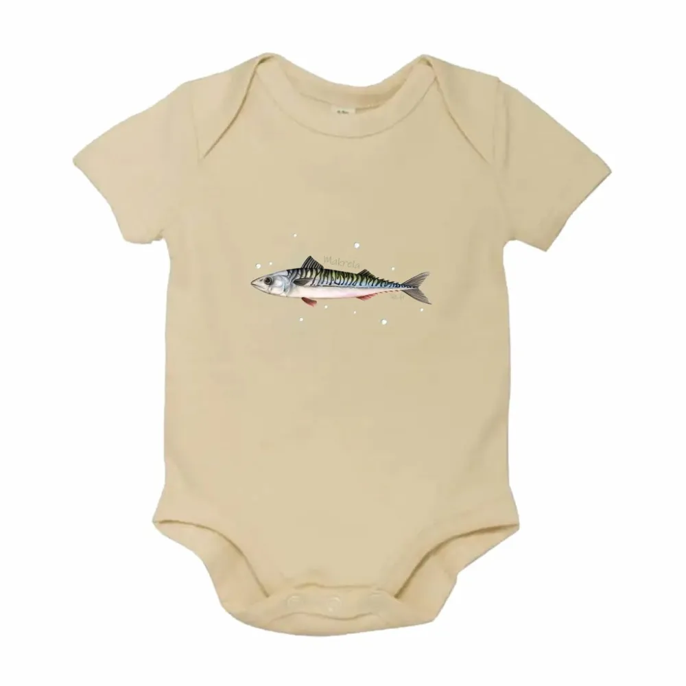 Body dziecięce naturalne - RYBY MORSKIE dla najmłodszych