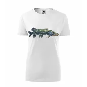Koszulka Damska Biała Premium - RYBY SŁODKOWODNE | Sklep Online