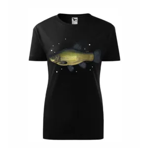 Modna koszulka damskie z motywem ryb