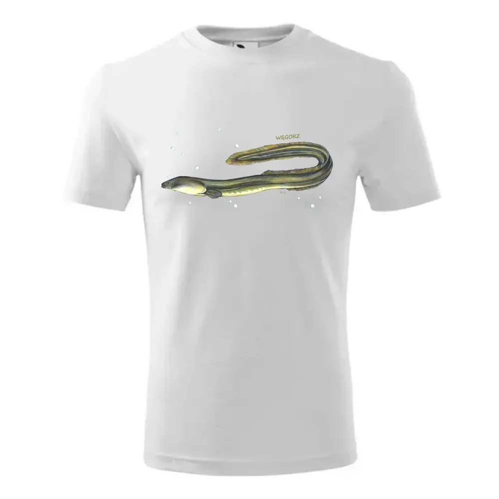 Koszulka Bawełniana Dziecięca - RYBY SŁODKOWODNE