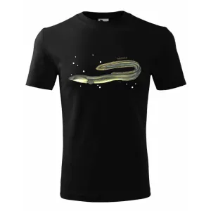 Koszulka Bawełniana Dziecięca Czarna - RYBY SŁODKOWODNE - Skle