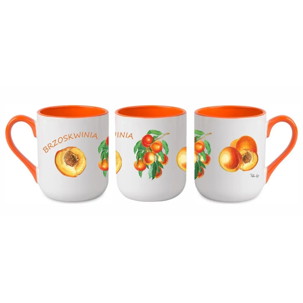 Kubek do kawy i herbaty 290 ml z motywem owocowym - Idealny prezent