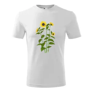 Koszulka Męska Biała Premium z Kwiatowym Wzorem - Eleganck