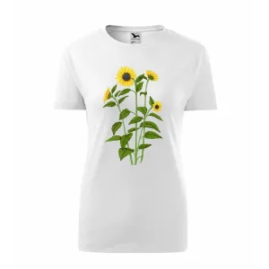 Koszulka Damska Biała Premium z Kwiatowym Wzorem - Elegancj