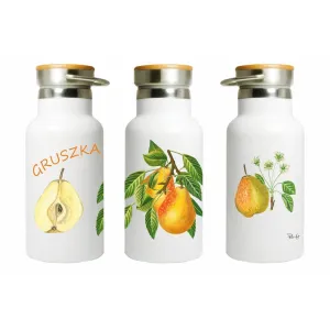 Butla stalowa termos 350 ml - OWOCE: Trzymaj ciepło zawsze przy 