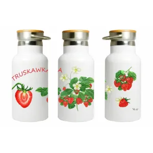 Butla stalowa termos 350 ml - OWOCE: Trzymaj ciepło zawsze przy 