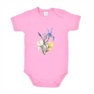 Body dziecięce różowe z uroczymi kwiatami - Sklep Dla Mal