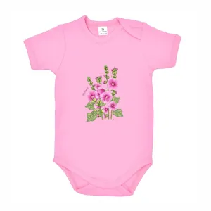 Body dziecięce różowe z uroczymi kwiatami - Sklep Dla Mal