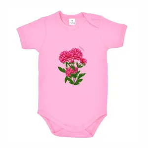Body dziecięce różowe z uroczymi kwiatami - Sklep Dla Mal