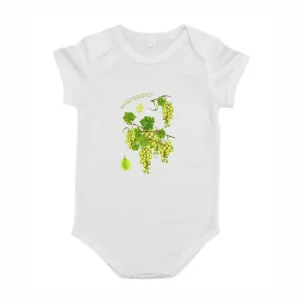 Body dziecięce białe z motywem owocowym - OWOCE