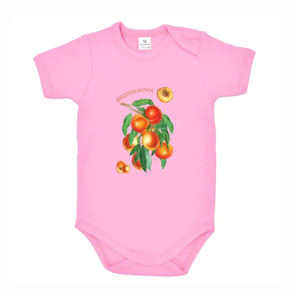 Body dziecięce różowe - OWOCE | Sklep Dla Dzieci