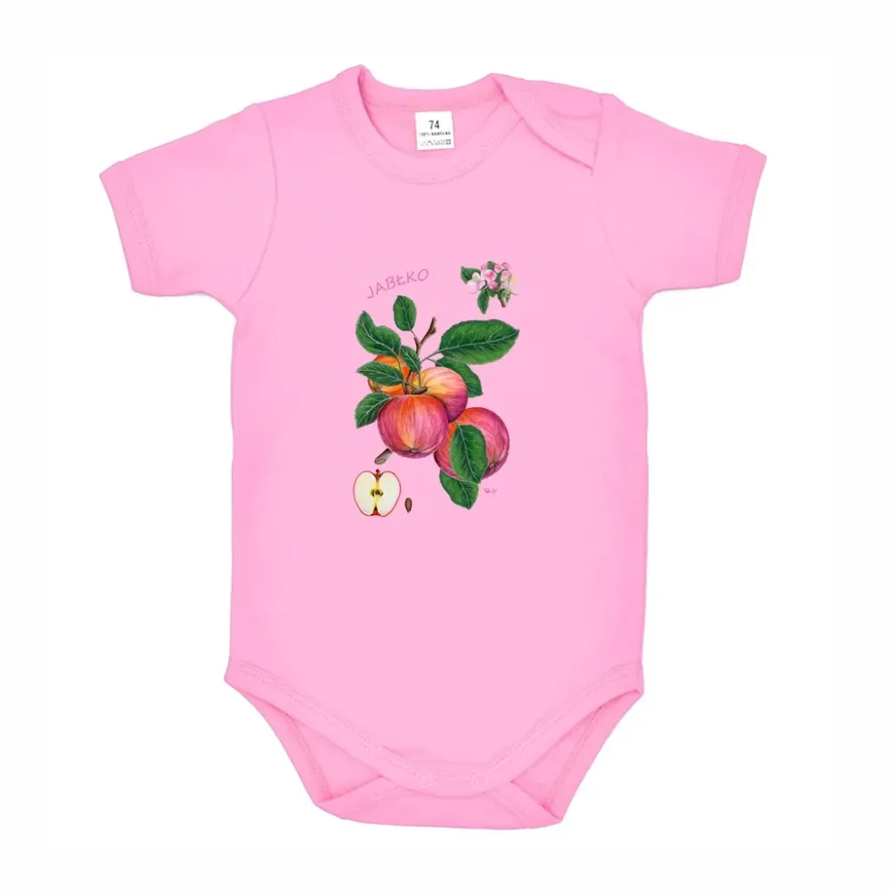 Body dziecięce różowe - OWOCE | Sklep Dla Dzieci