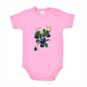 Body dziecięce różowe - OWOCE | Sklep Dla Dzieci