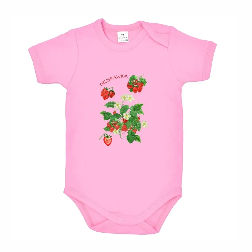 Body dziecięce różowe - OWOCE | Sklep Dla Dzieci