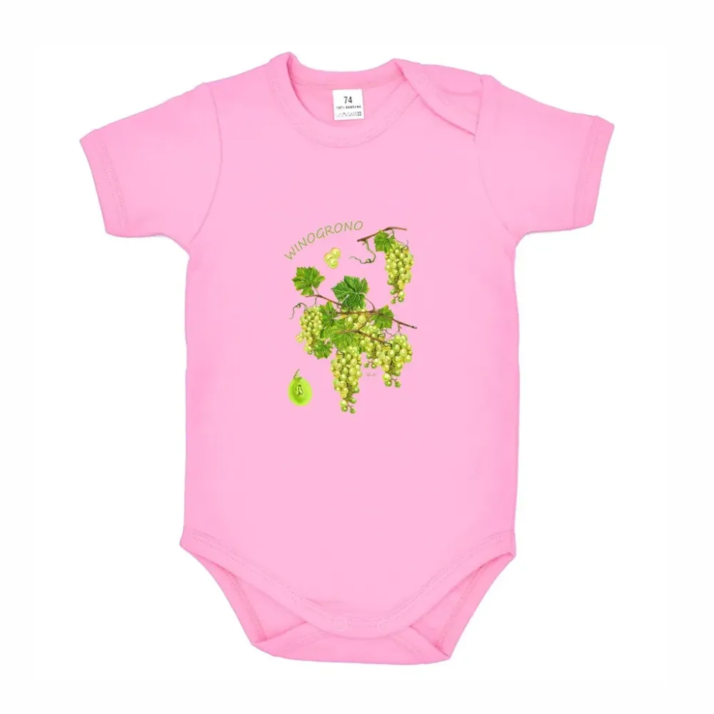 Body dziecięce różowe - OWOCE | Sklep Dla Dzieci