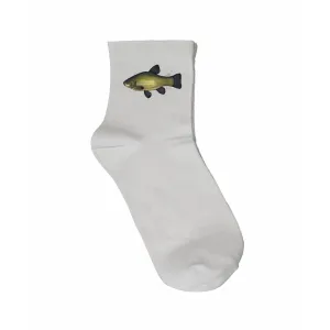 Skarpety męskie białe - RYBY SŁODKOWODNE | Sklep online