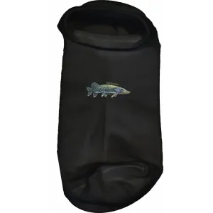 Eleganckie stopki męskie czarne - Idealne dla miłośników ryb