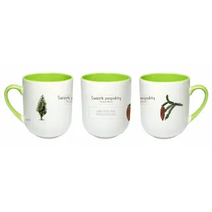 Personalizowany kubek do kawy i herbaty z motywem drzewa - 290 ml