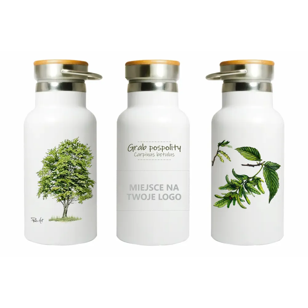 Butla stalowa termos 350 ml - Personalizacja - Elegancki prezent