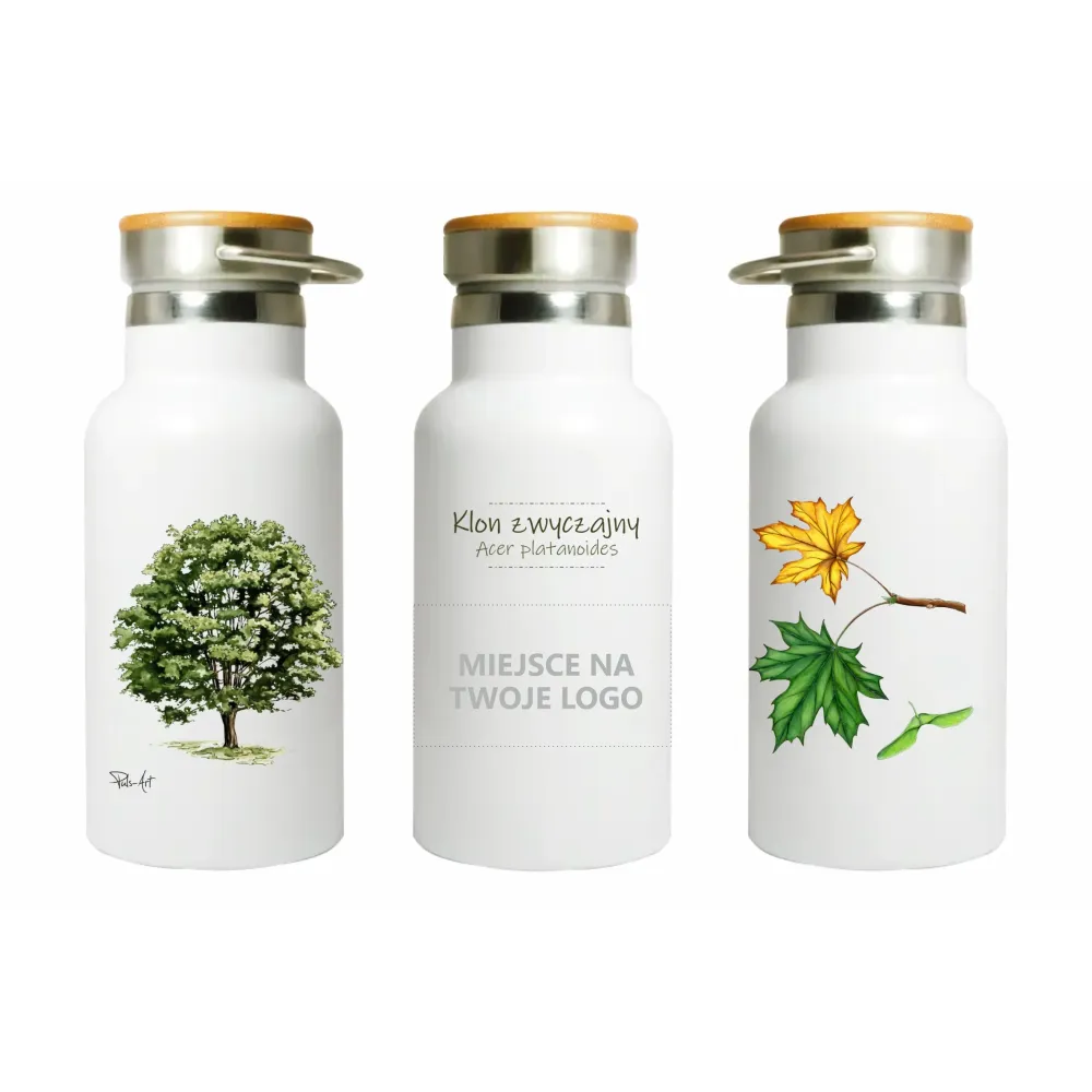 Butla stalowa termos 350 ml - Personalizacja - Sklep DRZEWA