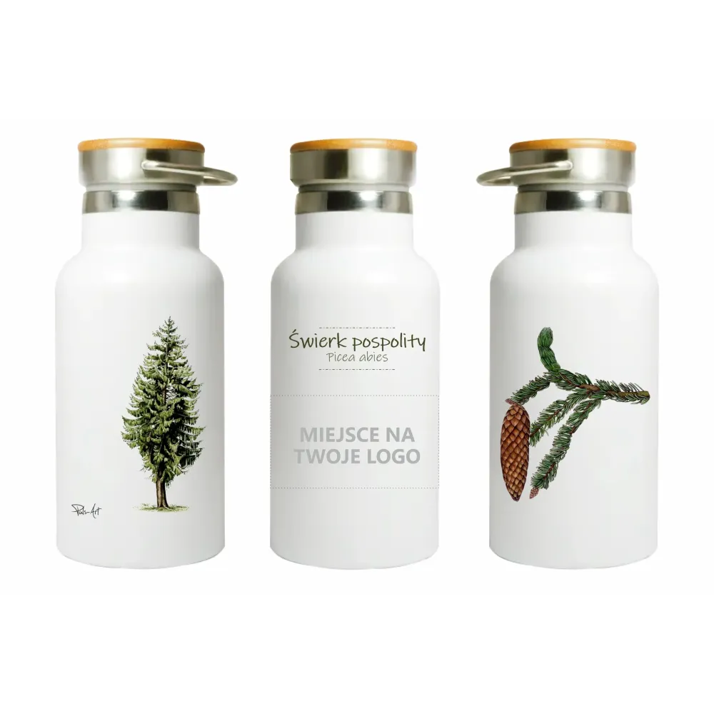 Butla stalowa termos 350 ml - Personalizacja - Eko design