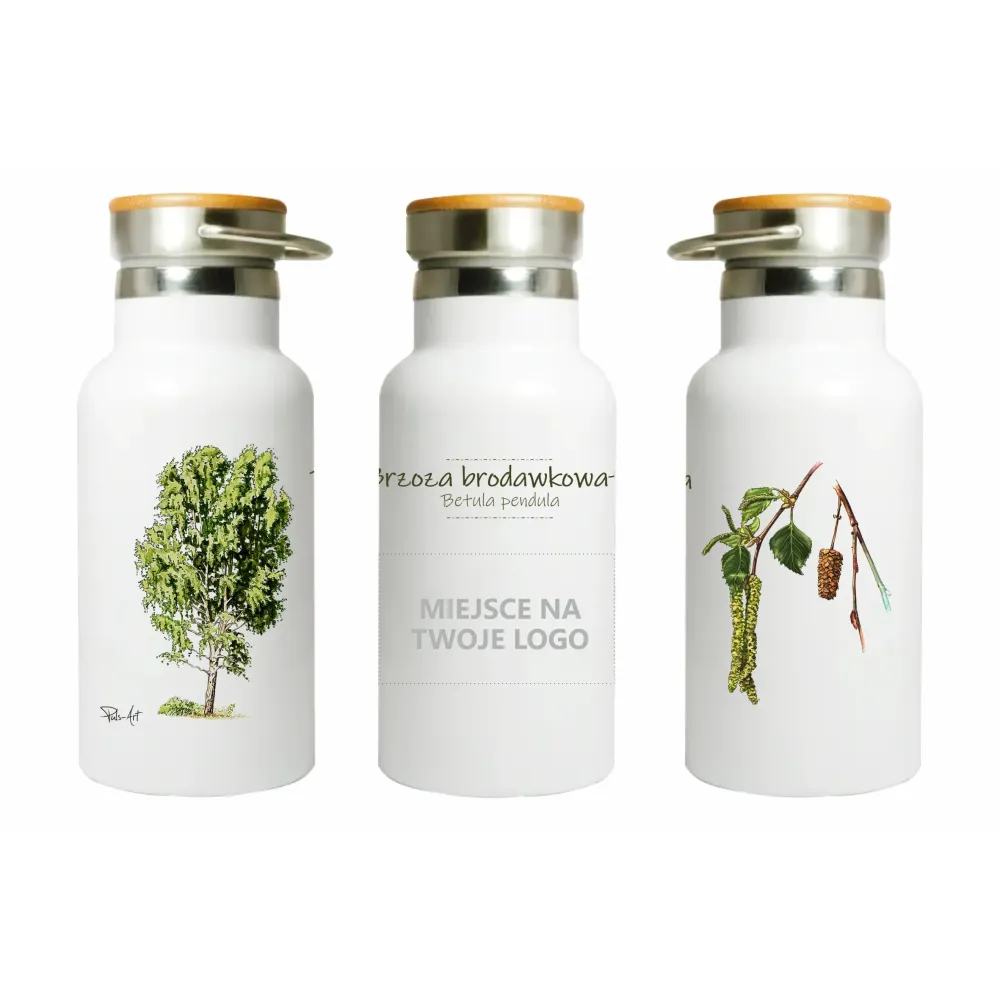 Butla stalowa termos 500 ml - Personalizacja - Sklep z drewnianym