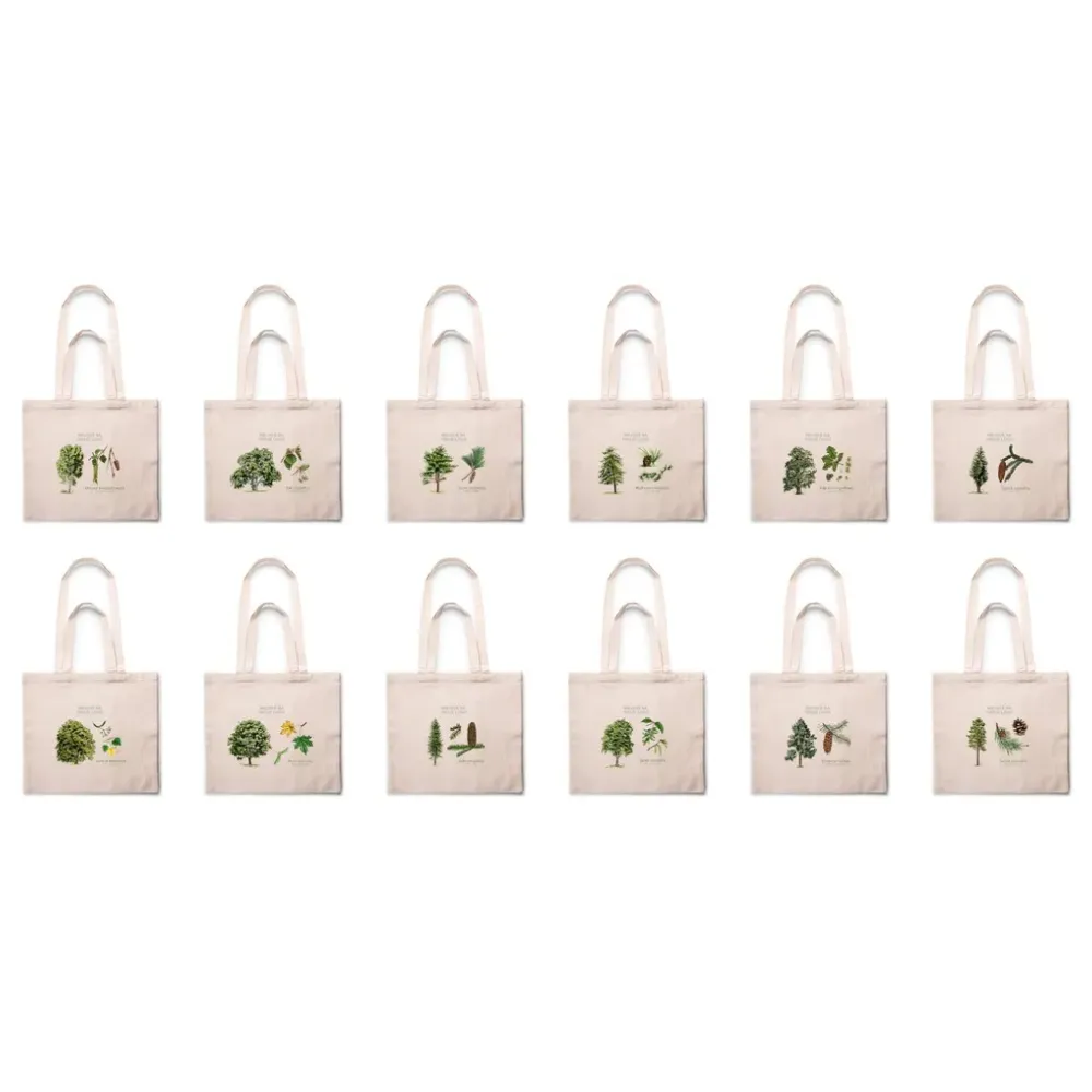 Zestaw 12 Toreb Bawełnianych z Personalizacją - Ekologiczne i W