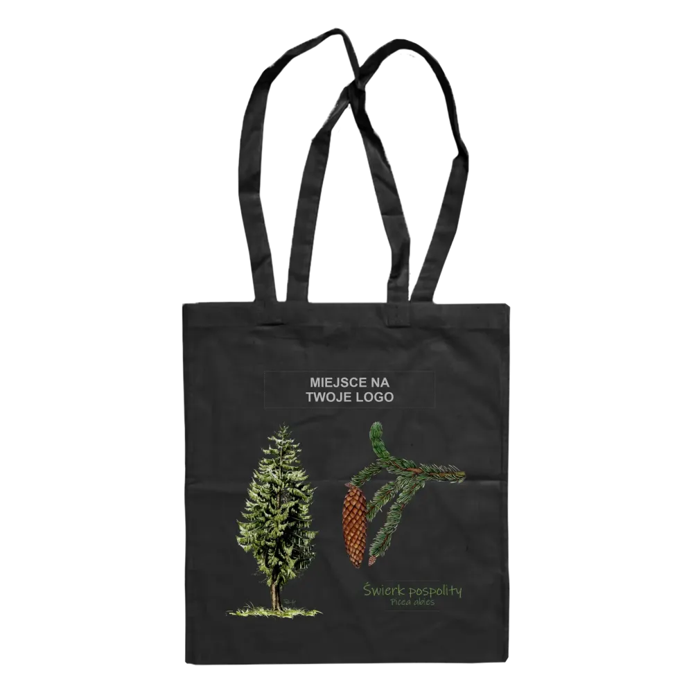 Torba bawełniana czarna 220g - Personalizacja - Sklep z torbami 