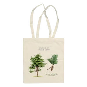 Elegancka torba bawełniana z personalizacją - DRZEWA / WEJMUTKA