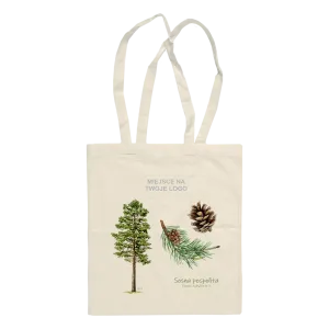 Torba bawełniana beżowa 220g - Personalizowana torba z motywem 