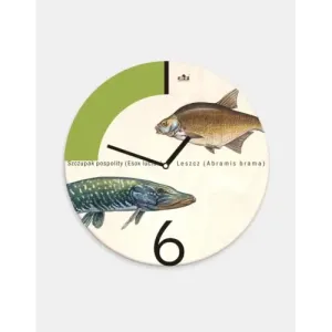 Nowoczesny zegar okrągły - 20 cm