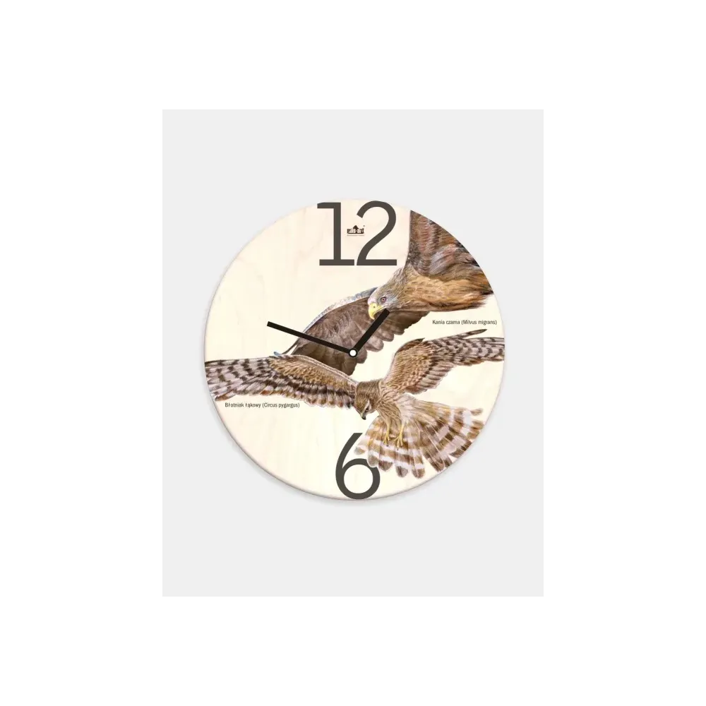 Nowoczesny zegar okrągły - 30 cm