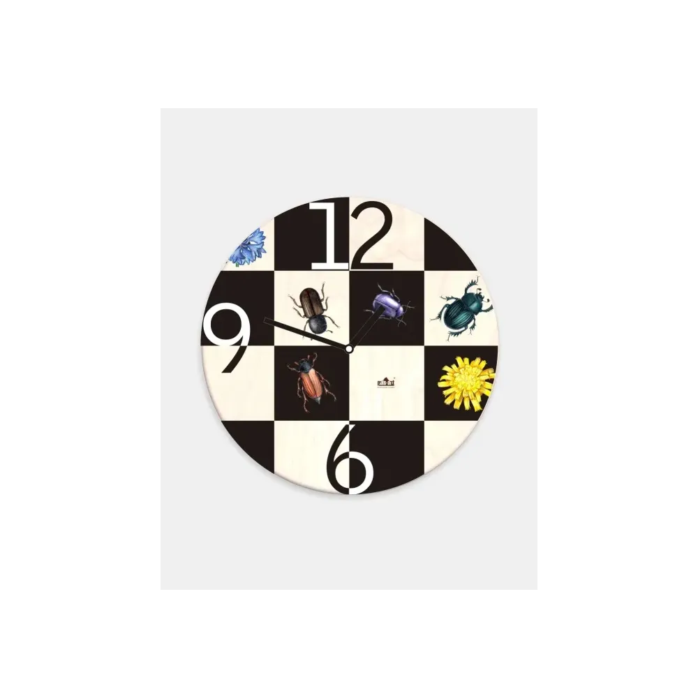 Nowoczesny zegar ścienne - 30 cm, idealny do każdego wnętrza