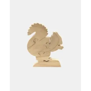 Puzzle przestrzenne WIEWIÓRKA - zabawka edukacyjna dla dzieci