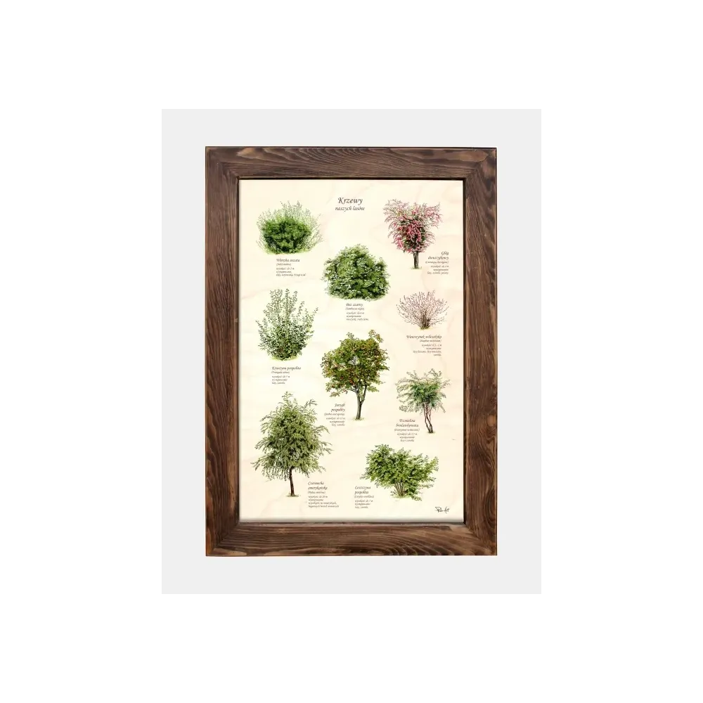 Tablica drewniana - Piękna tablica do notatek