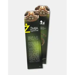 Zakładka przestrzenna ŻMIJA ZYGZAKOWATA - Wyjątkowy dodatek do