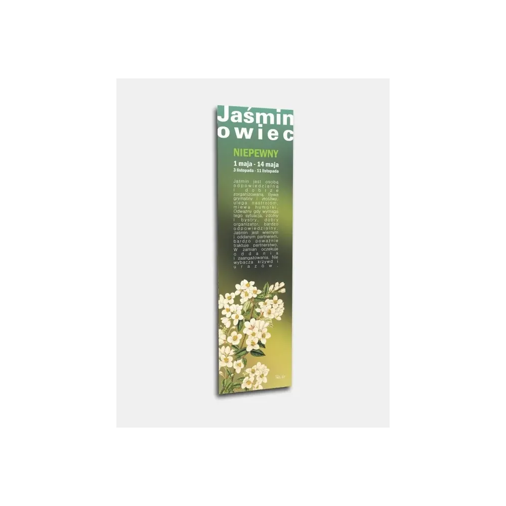 Zakładka Twoje drzewo życia JAŚMINOWIEC - Unikalny dodatek do 